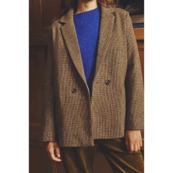 Le Mont Saint Michel: Houndstooth Blazer Vianne