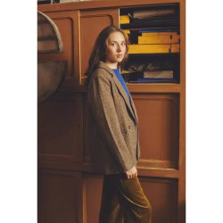 Le Mont Saint Michel: Houndstooth Blazer Vianne