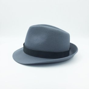 Kanopi par le Beret Franais: Trilby Hat - Crepuscule Blue T 59