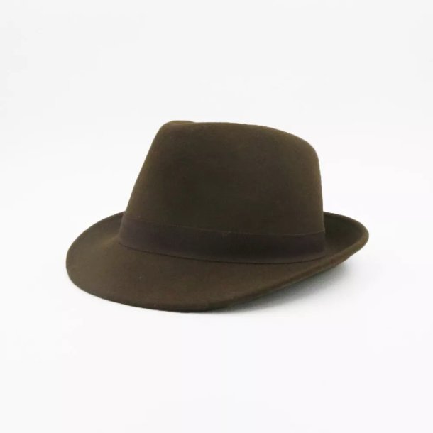 Kanopi par le Beret Franais: Trilby Hat - Dark Brown T 59