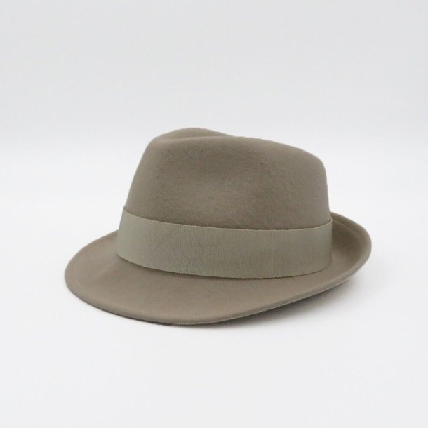 Kanopi par le Beret Franais: Trilby Hat - Light Beige T 57
