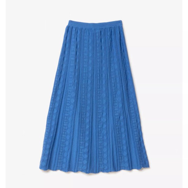 Le Mont Saint Michel: Juju Fancy Long Skirt - Blue