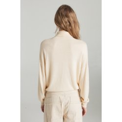 Le Mont Saint Michel: Surtle - Turtle Neck Sweater - Off White