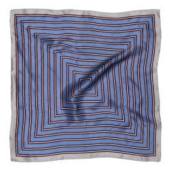 mp Denmark: Oceane Silk Scarf - True Blue