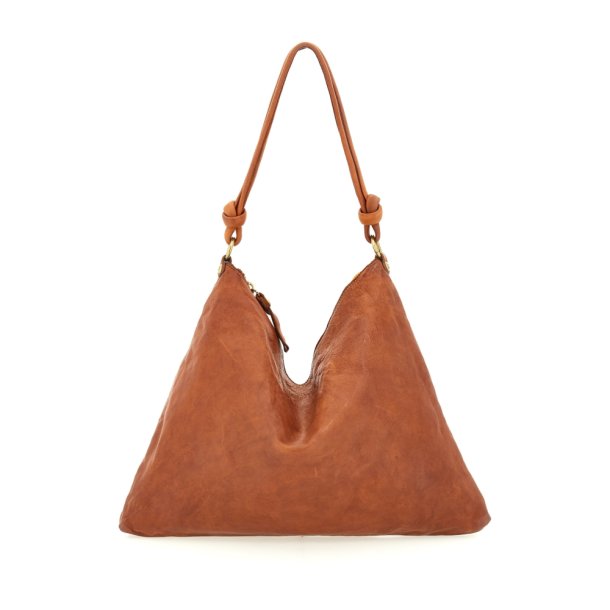 Campomaggi: Shoulder bag Ebano - Cognac