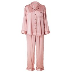 Viola Sky: Silkepyjamas - Pink