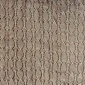 Chola: Alpaca Strikket Mnstret Tppe - Lys brun