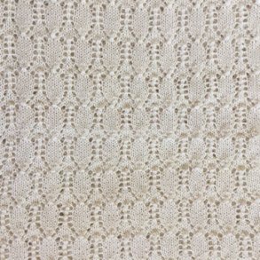 Chola: Alpaca Strikket Mnstret Tppe - creme