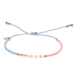 Blush Indigo: Armbnd - Sweet String - Blue Sprinkles