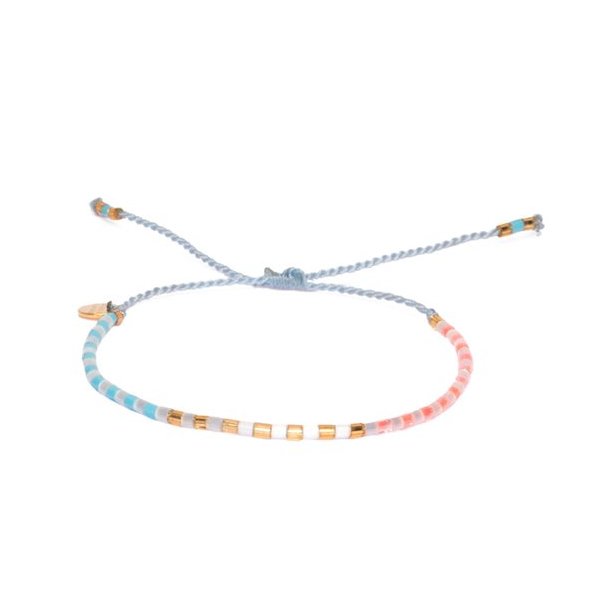 Blush Indigo: Armbnd - Sweet String - Blue Sprinkles