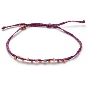 Blush Indigo: Armbnd - Take a Twist - Deep Purple