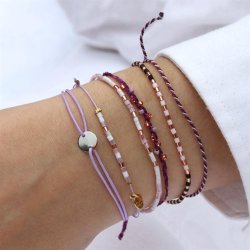 Blush Indigo: Armbnd - Take a Twist - Deep Purple