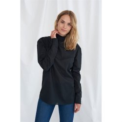 GROBUND: Skjorte - Ellen - Hj krave - Sort