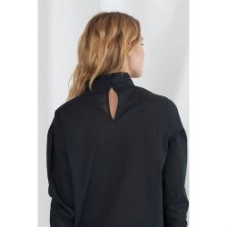 GROBUND: Skjorte - Ellen - Hj krave - Sort