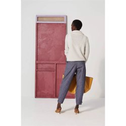 Le Mont Saint Michel: Mohair Knit Polo Shirt - Offwhite