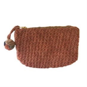 Chola: Hklet Makeup Bag Ernestina - Terracotta