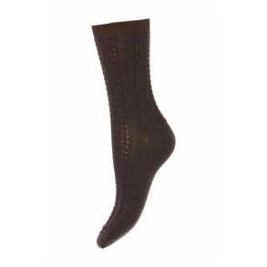 mp Denmark: Strmper - Anna - Uld - Dark Brown
