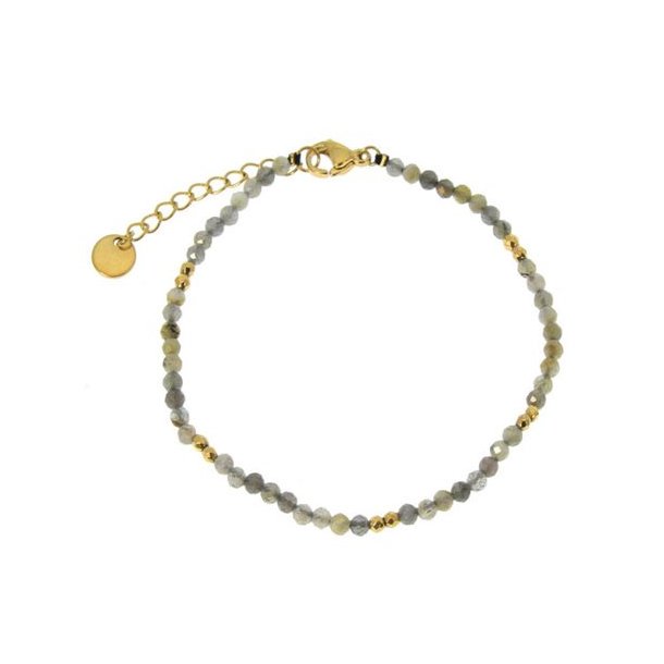 Les Cleias: Armbnd - Vinia - Labradorit