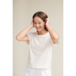 Basic Apparel: T-Shirt - Jada - O-neck - Bright White