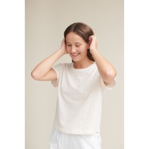 Basic Apparel: T-Shirt - Jada - O-neck - Bright White