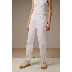 Le Mont Saint Michel: Boyfriend Denim bukser - White